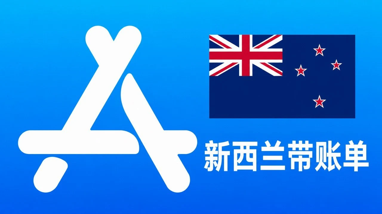 新西兰苹果Apple ID老账号(充值过带消费记录) | 当天售后