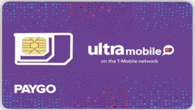 美国ultramobile paygo手机号码紫卡橙卡代充话费10美金